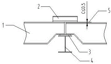 Method for installing track device of sintering machine production line