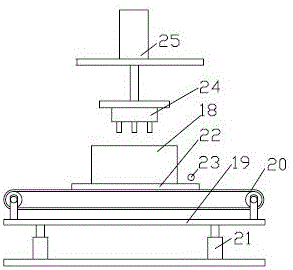 Building material molding device capable of achieving automatic discharging