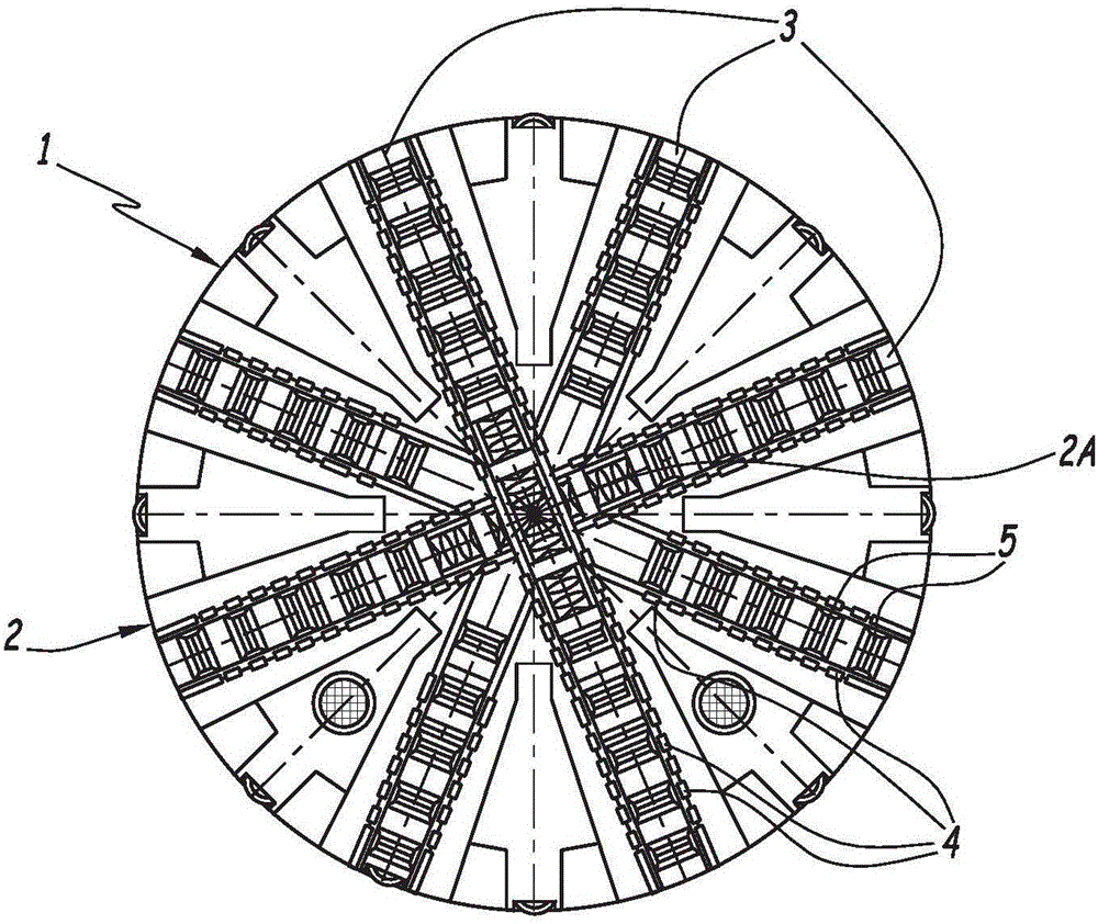 Excavating tool for a tunnel boring machine and boring machine comprising such tool