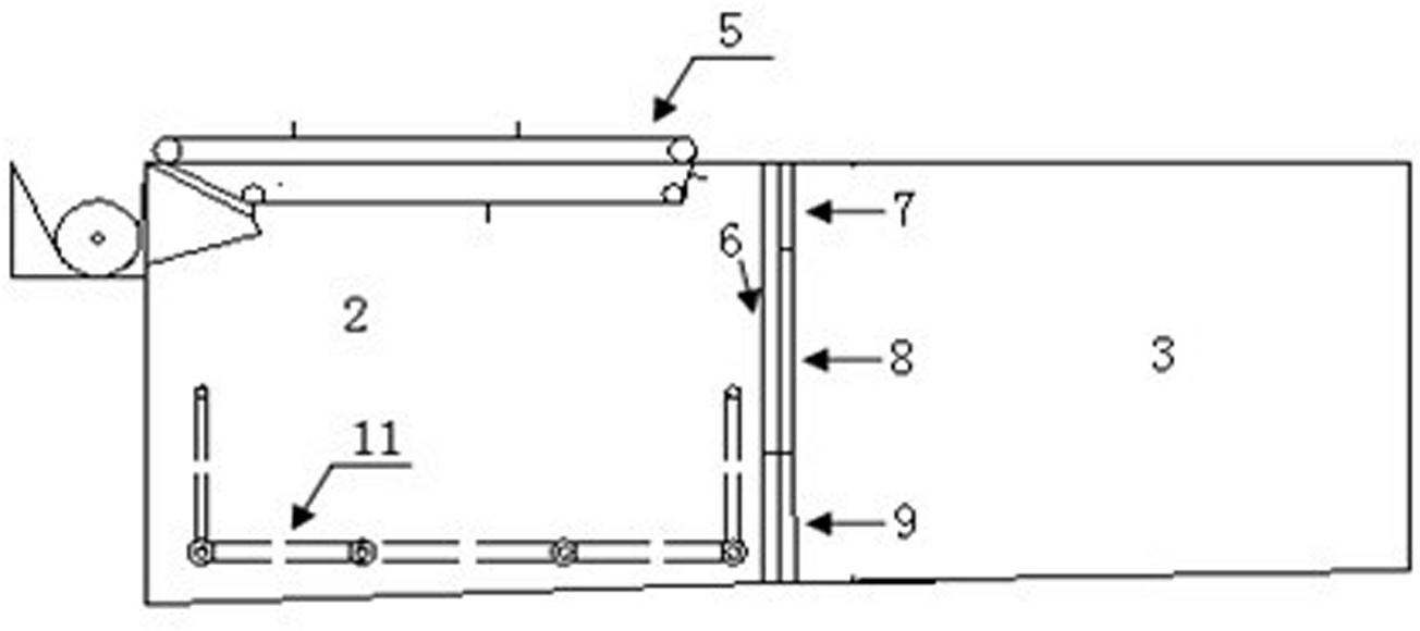 Multi-phase separation device and method of mixed household refuse slurry