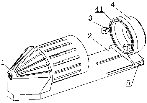 Auxiliary device used for pig castration