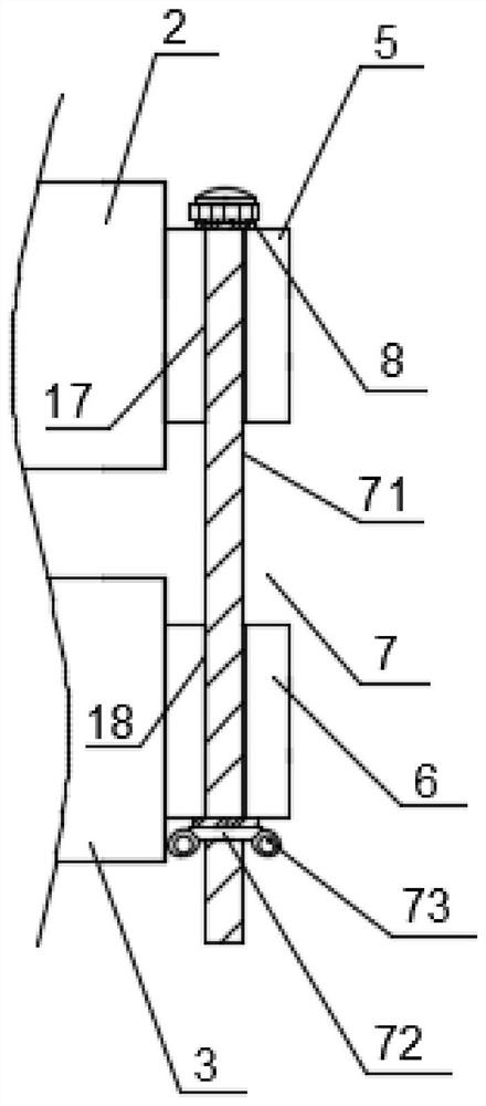 Loading arm pipeline connecting structure convenient to disassemble and assemble