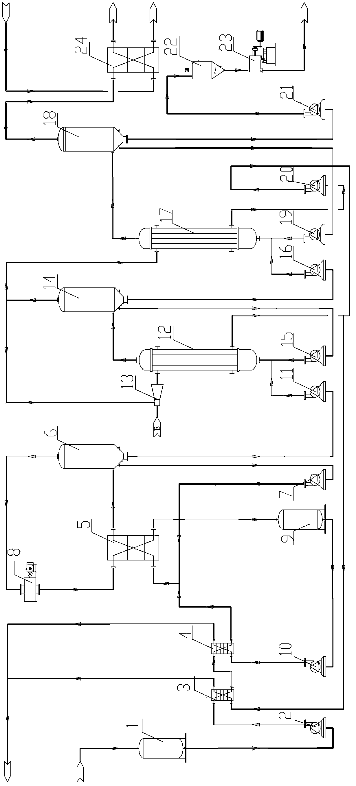 Sodium bichromate concentration and crystallization equipment and technology