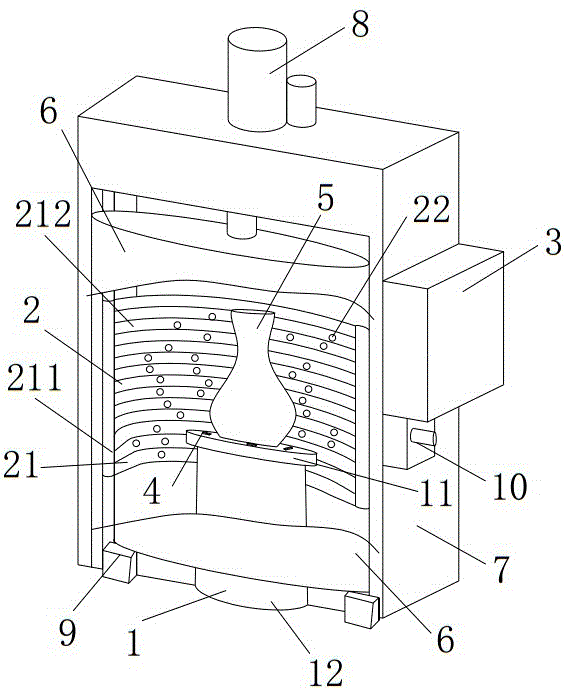 Ceramic product glazing compensator