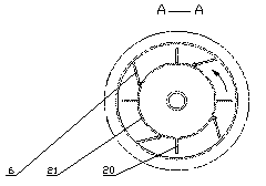 Revolving-scraper type biomass pyrolysis reactor