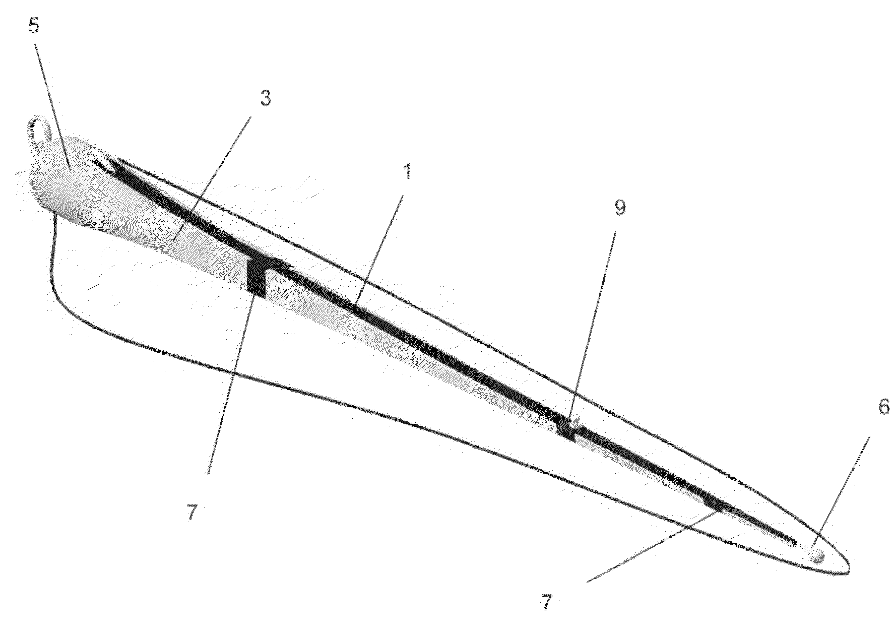 Lightning Arrester System for a Wind Generator Blade