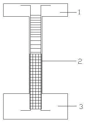 A crack-damage controllable frp grid reinforced high durability reinforced concrete column structure