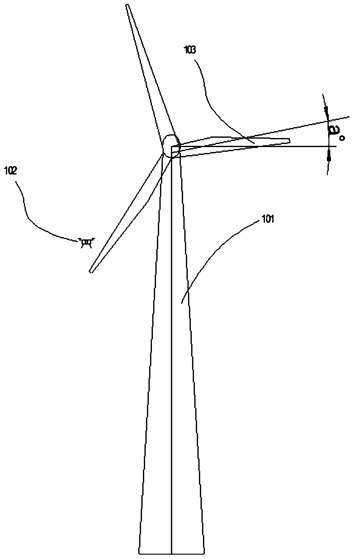 Wind turbine blade outfield unmanned aerial vehicle double-light-source detection system and method