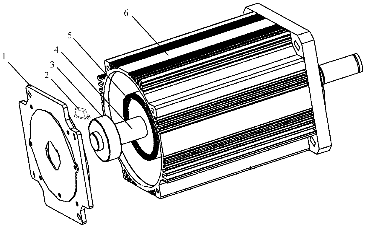 Permanent magnet synchronous motor (PMSM) rotor position detection and initial position calibration method