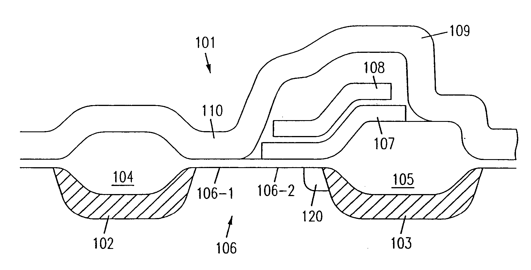 Eeprom with split gate source side injection