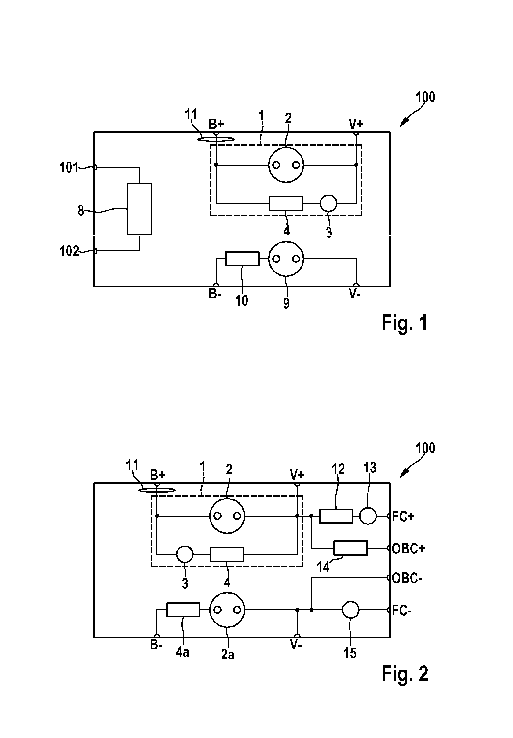 Precharging unit for a battery interruption unit