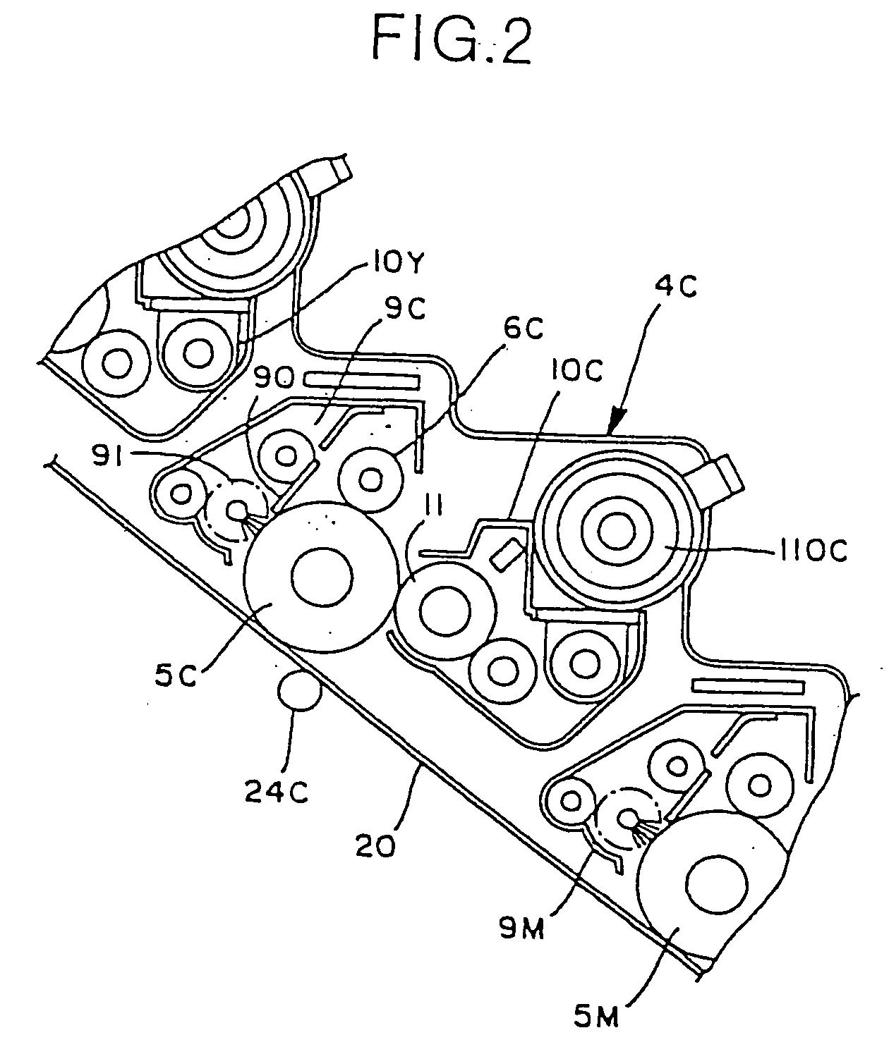 Color image forming apparatus, and toner replenishing apparatus