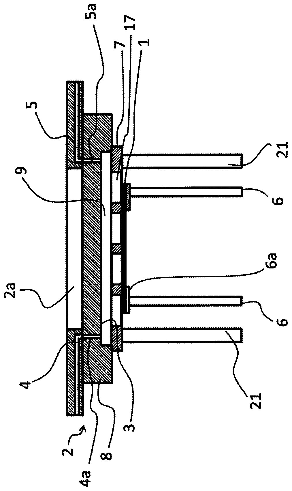 Apparatus for subjecting a substrate surface to a continuous surface reaction