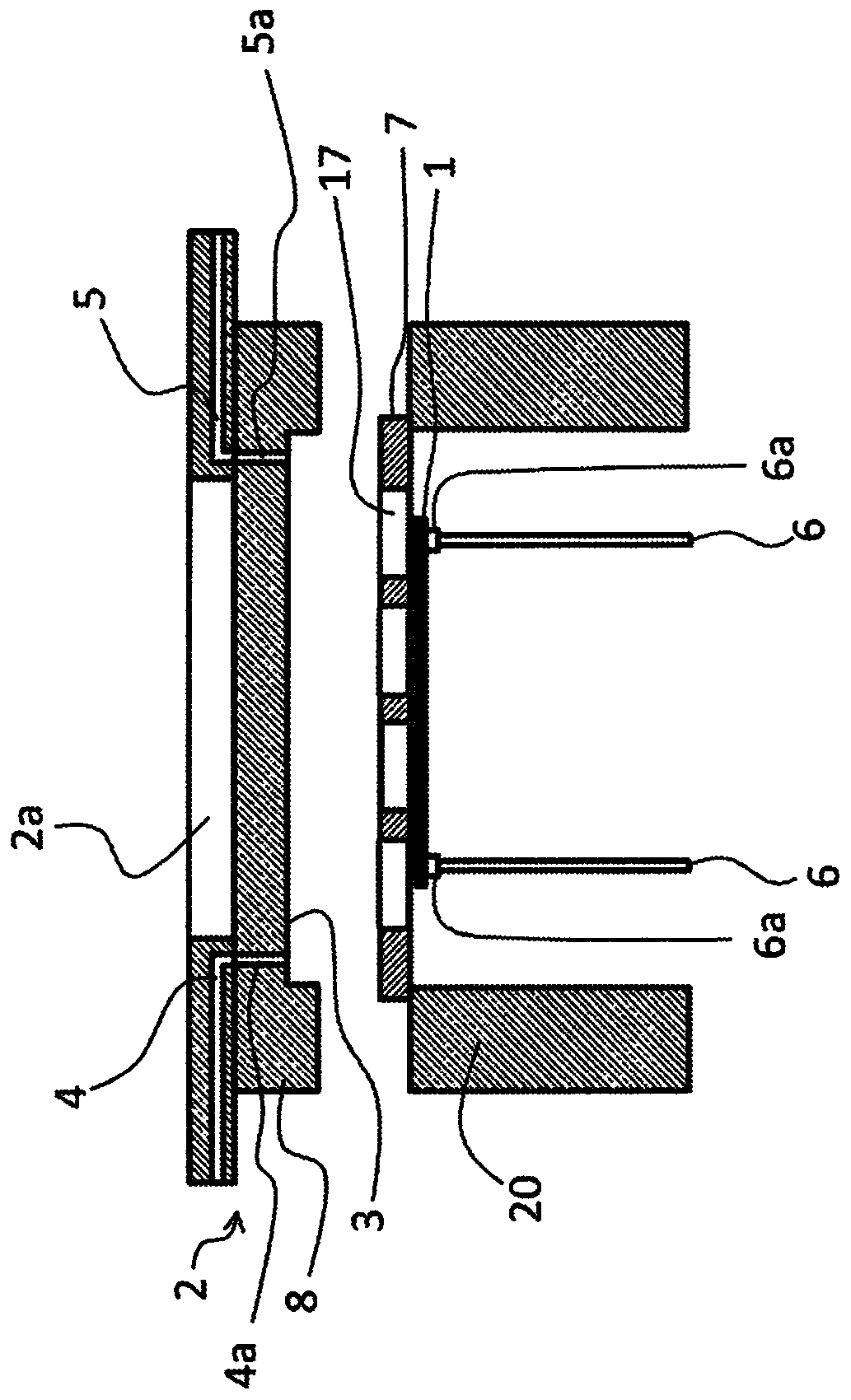 Apparatus for subjecting a substrate surface to a continuous surface reaction