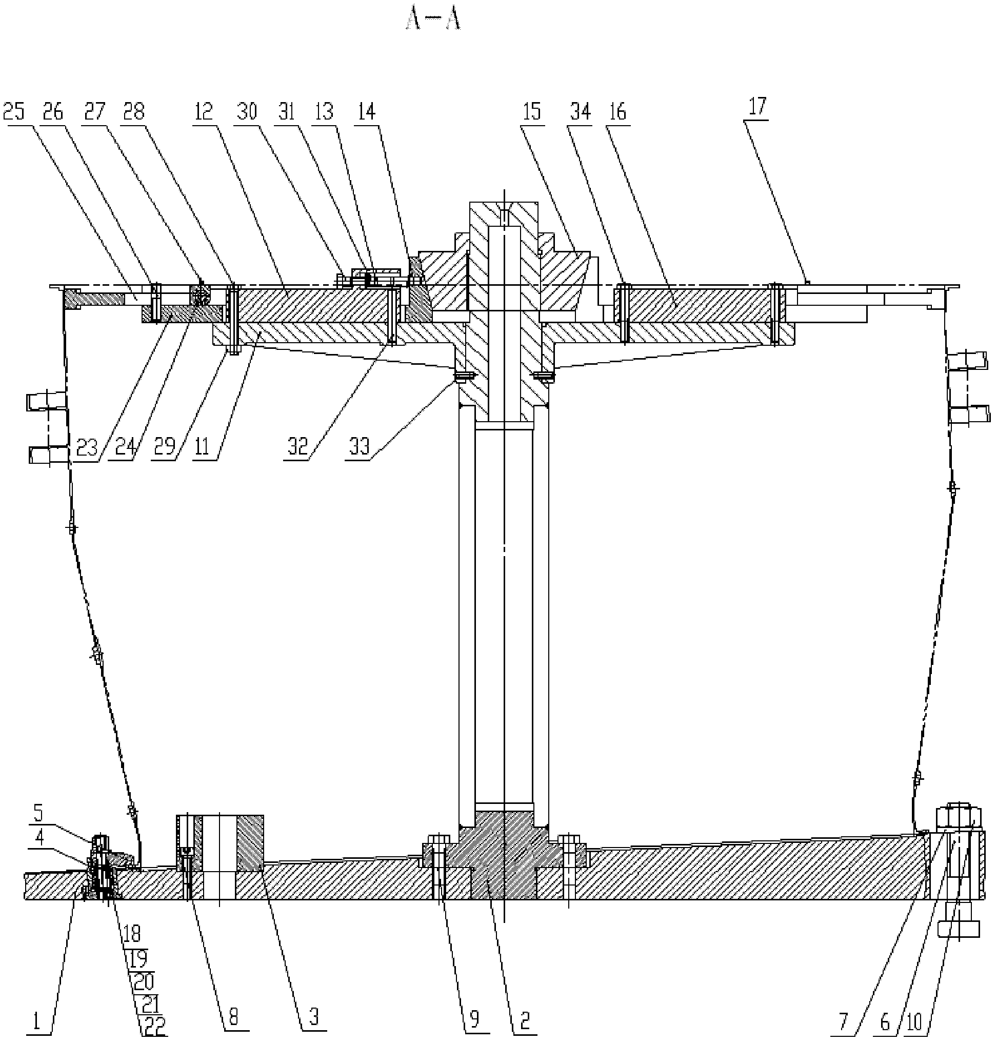 Method for positioning and clamping welding receiver lathing installation edges and device