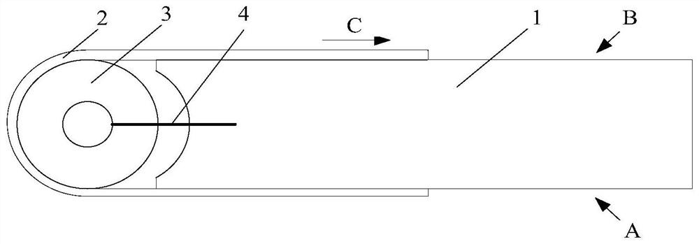 Flexible screen supporting structure and flexible display device