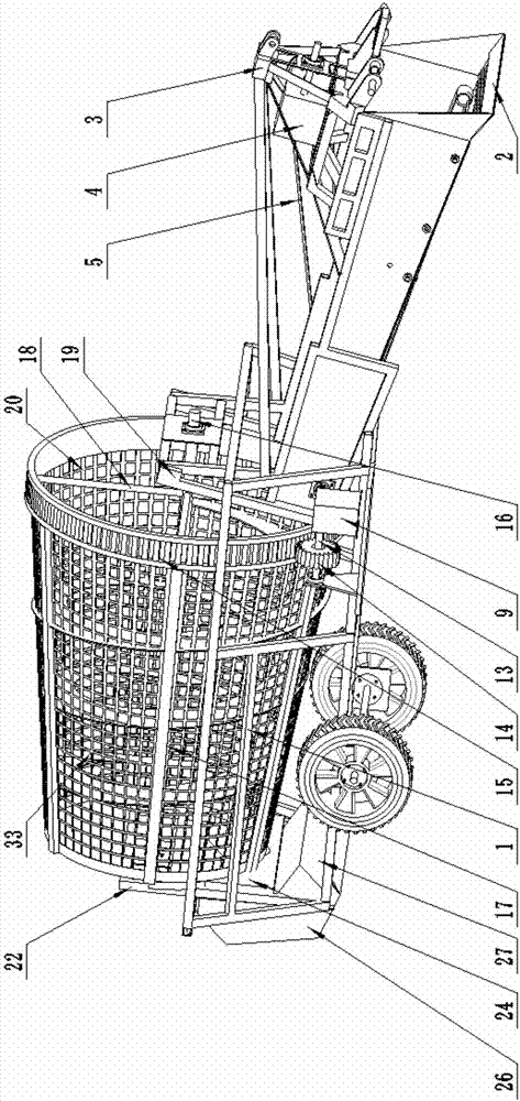 Variable-diameter roller type jerusalem artichoke harvester