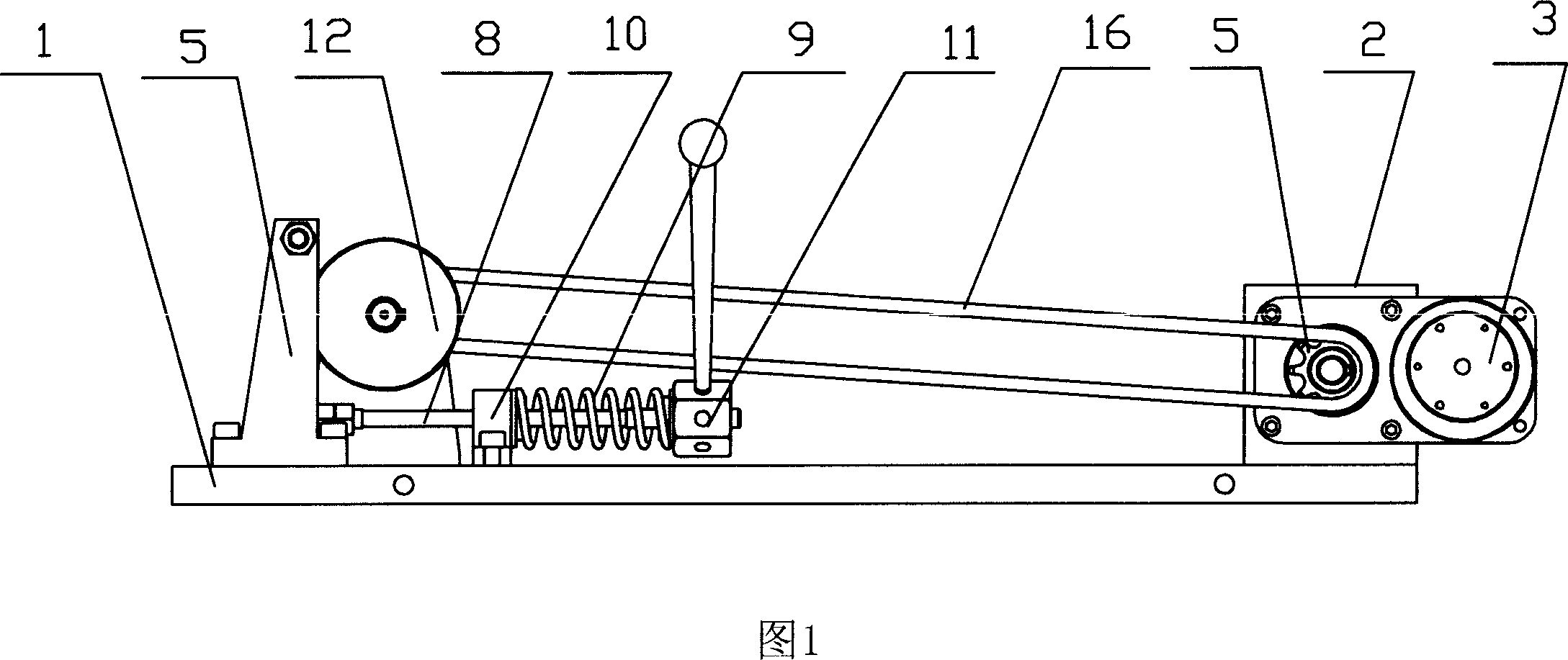 Electric machine load simulate mechanism