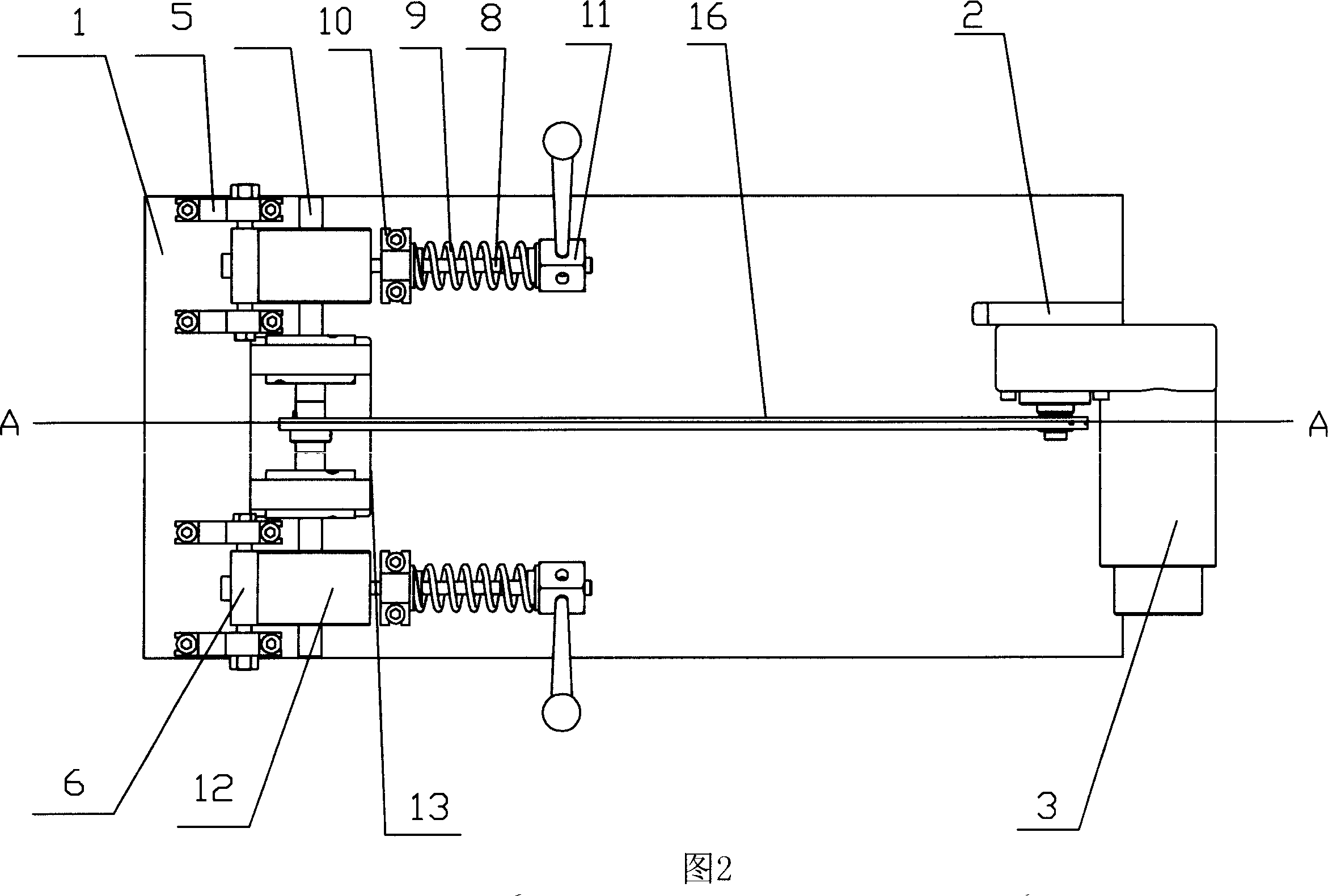 Electric machine load simulate mechanism