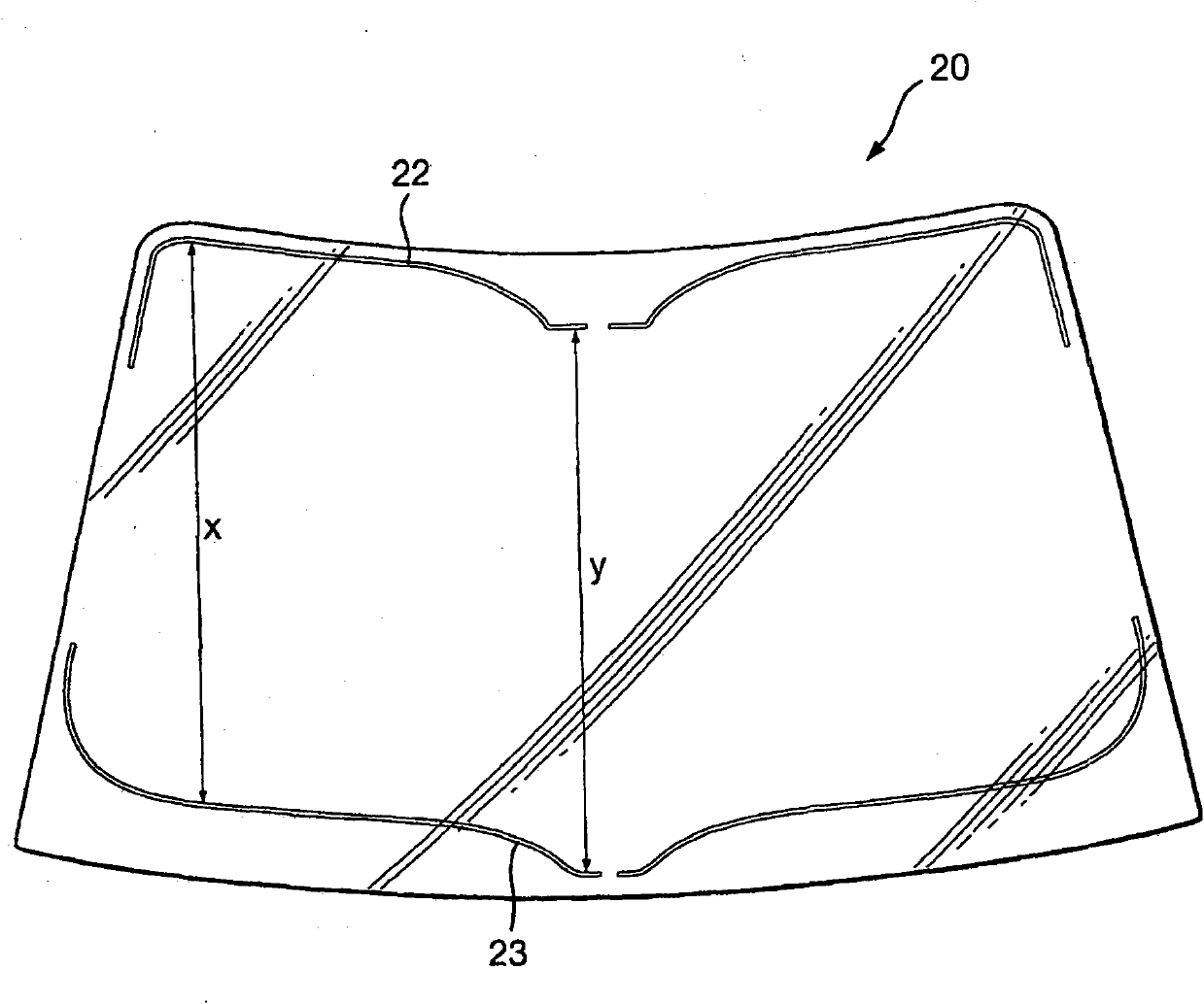 Electrically heatable laminated glazing