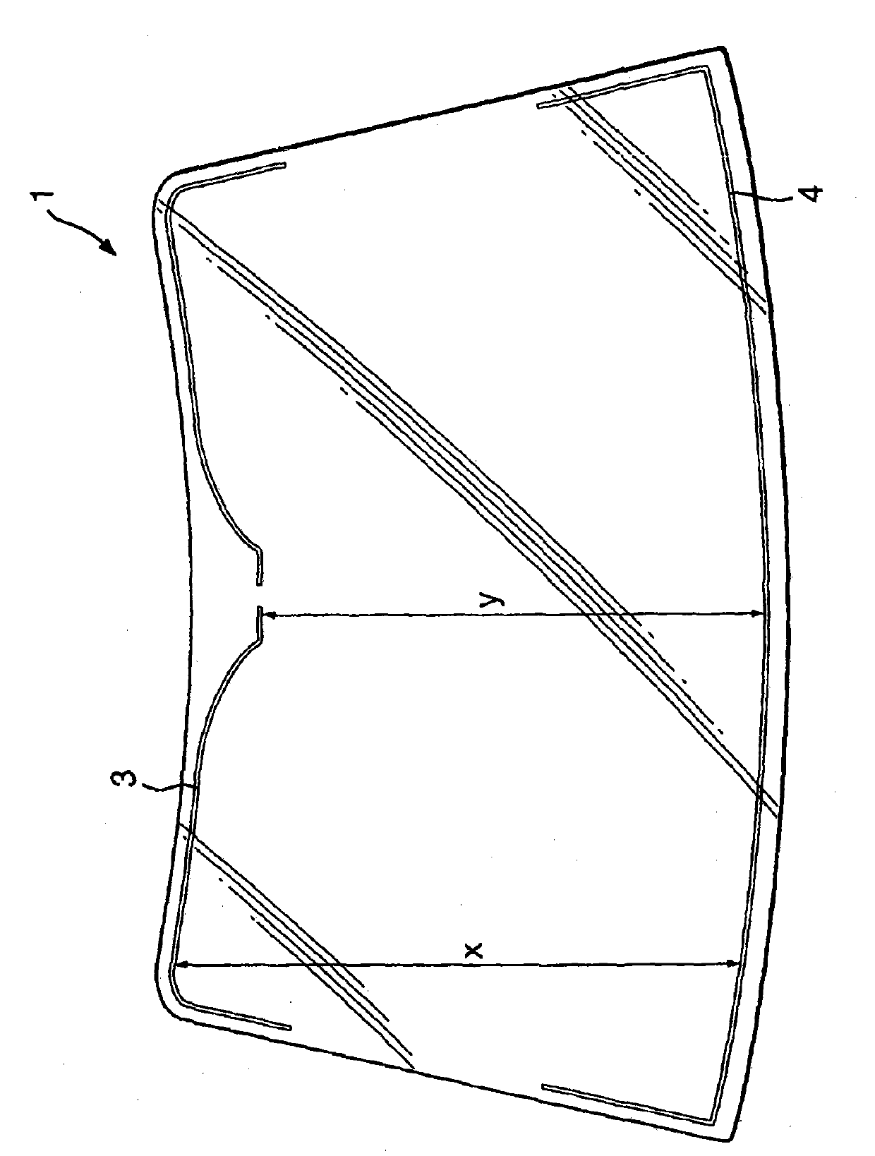 Electrically heatable laminated glazing