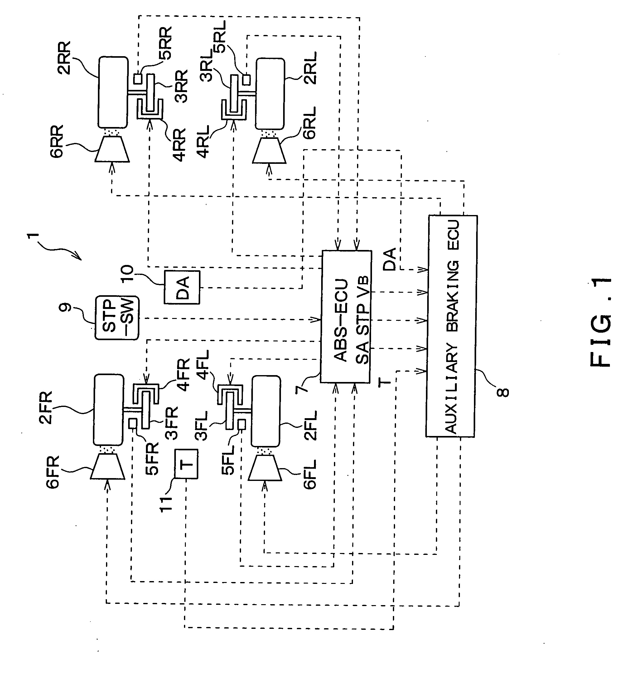 Vehicle brake system for increasing friction coefficient