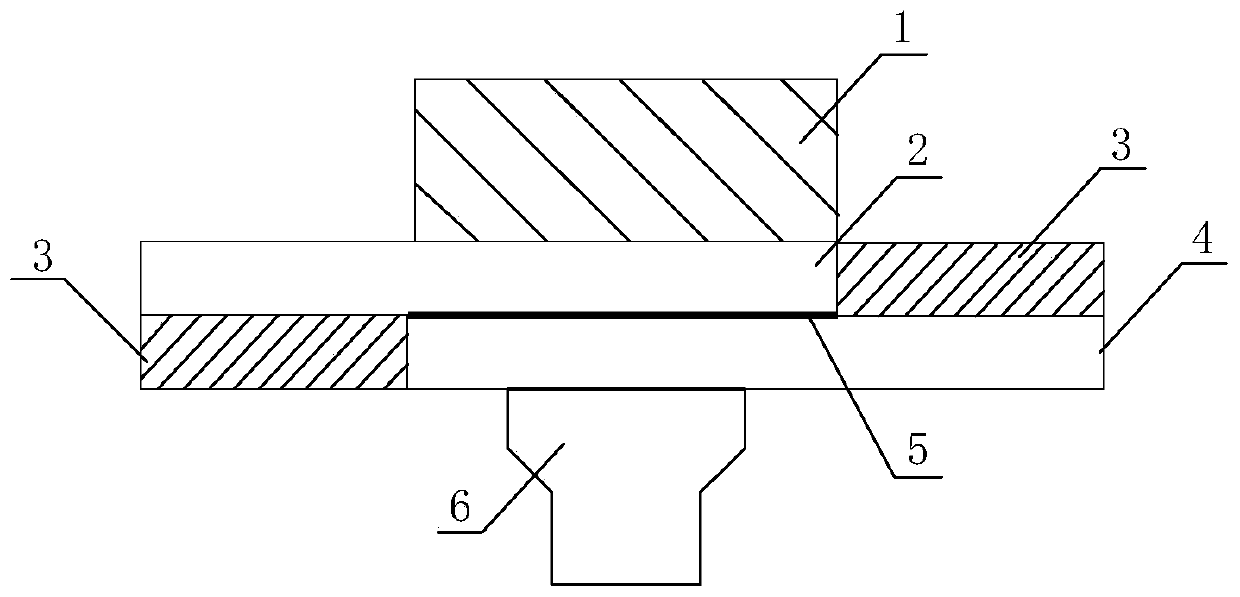 Ultrasonic assistance based connecting method for light alloy and thermoplastic composite