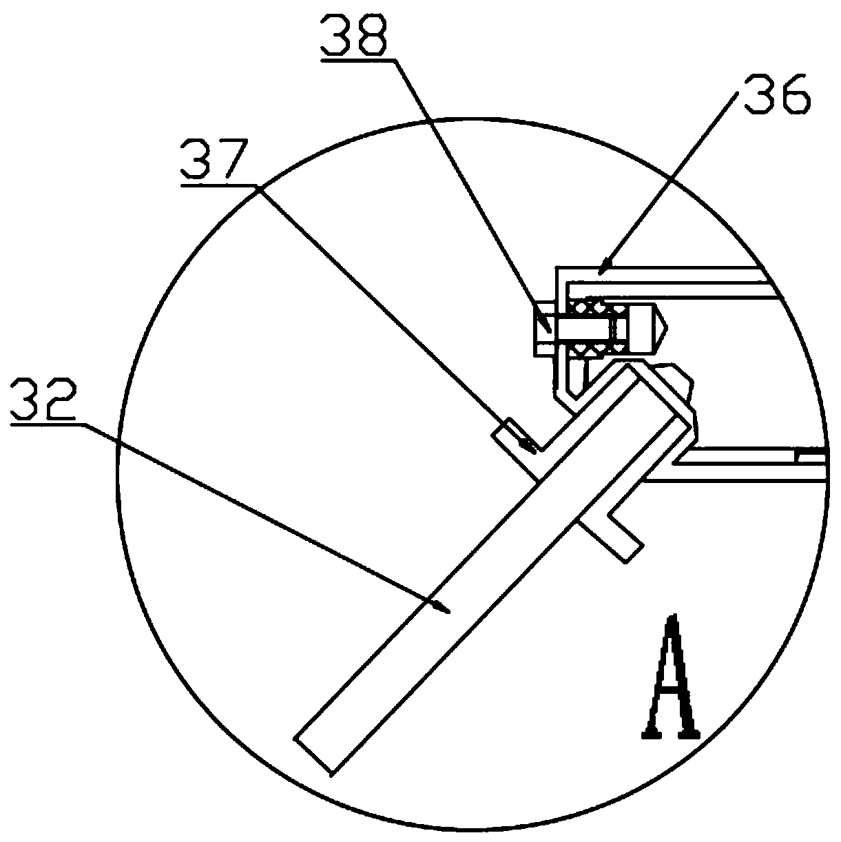 High-temperature vacuum evaporation and ionization film coating device and operating method thereof