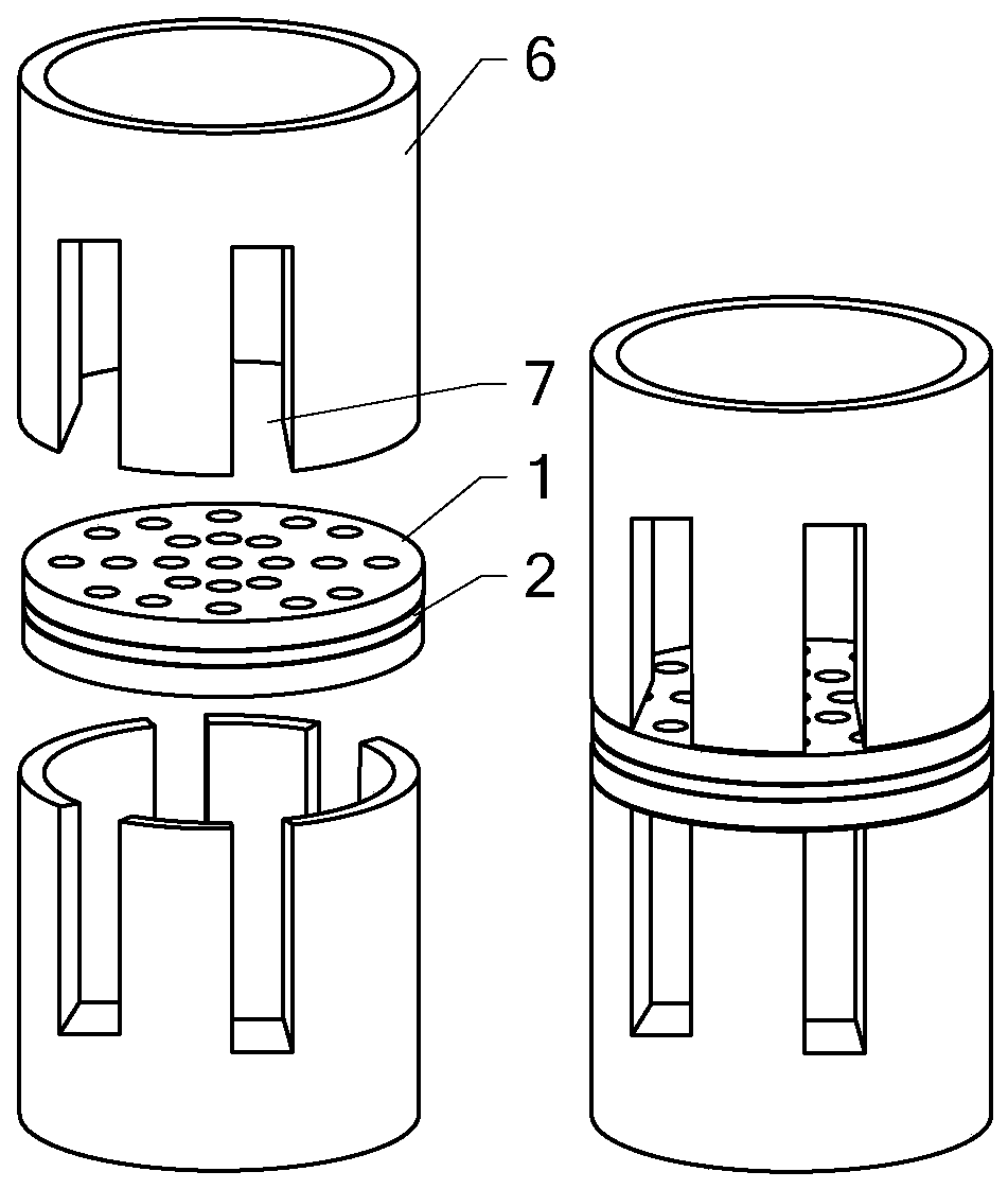 Anti-deformation restraint device for integral oxidation of silicon microchannel plate substrate