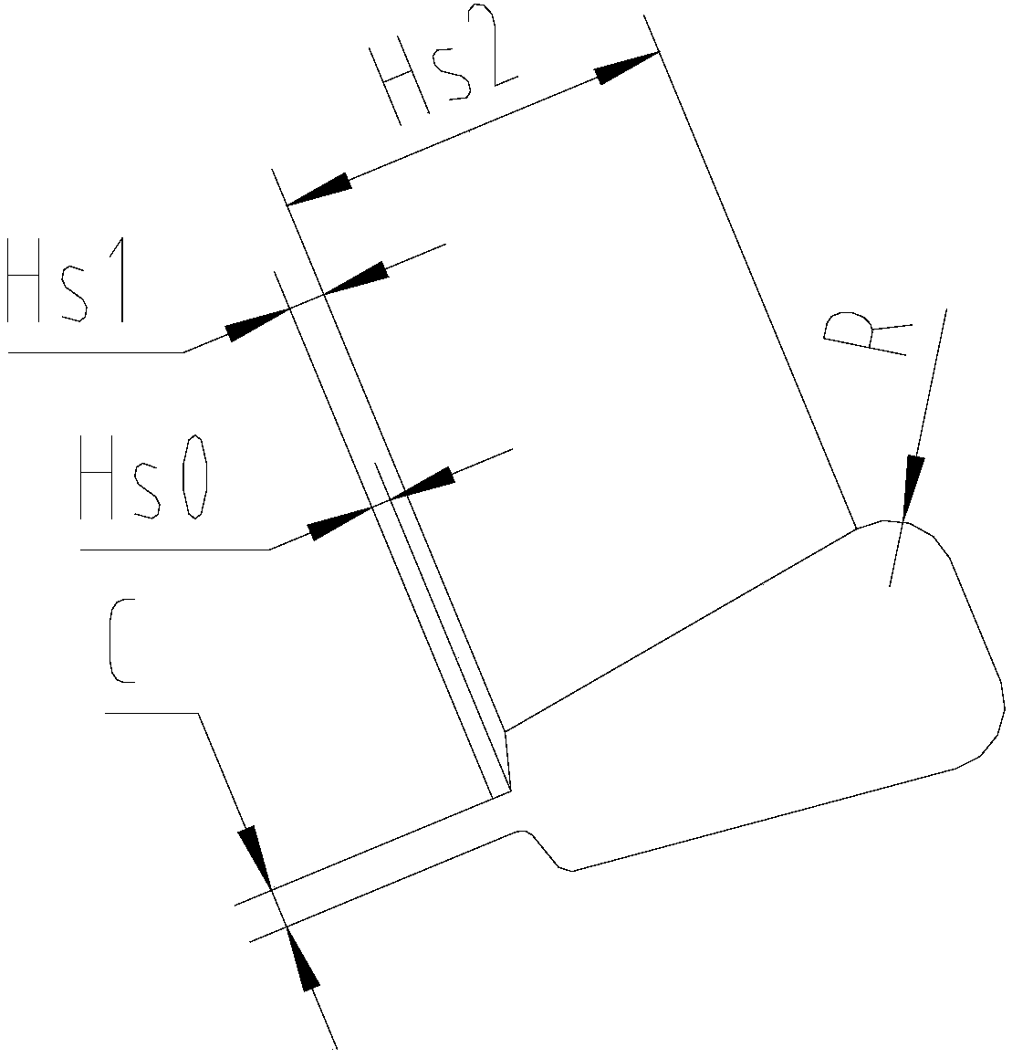 Stator punching sheet, stator and motor