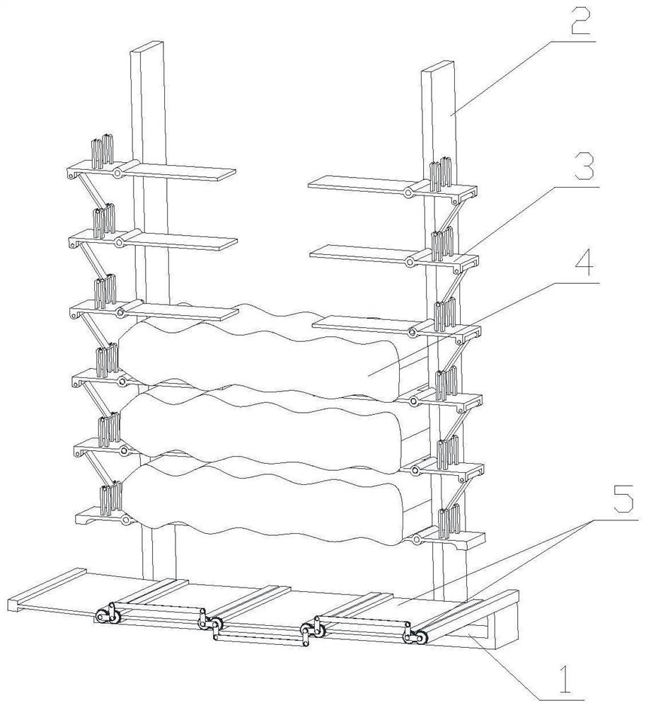 A fall prevention device for building components used in building construction