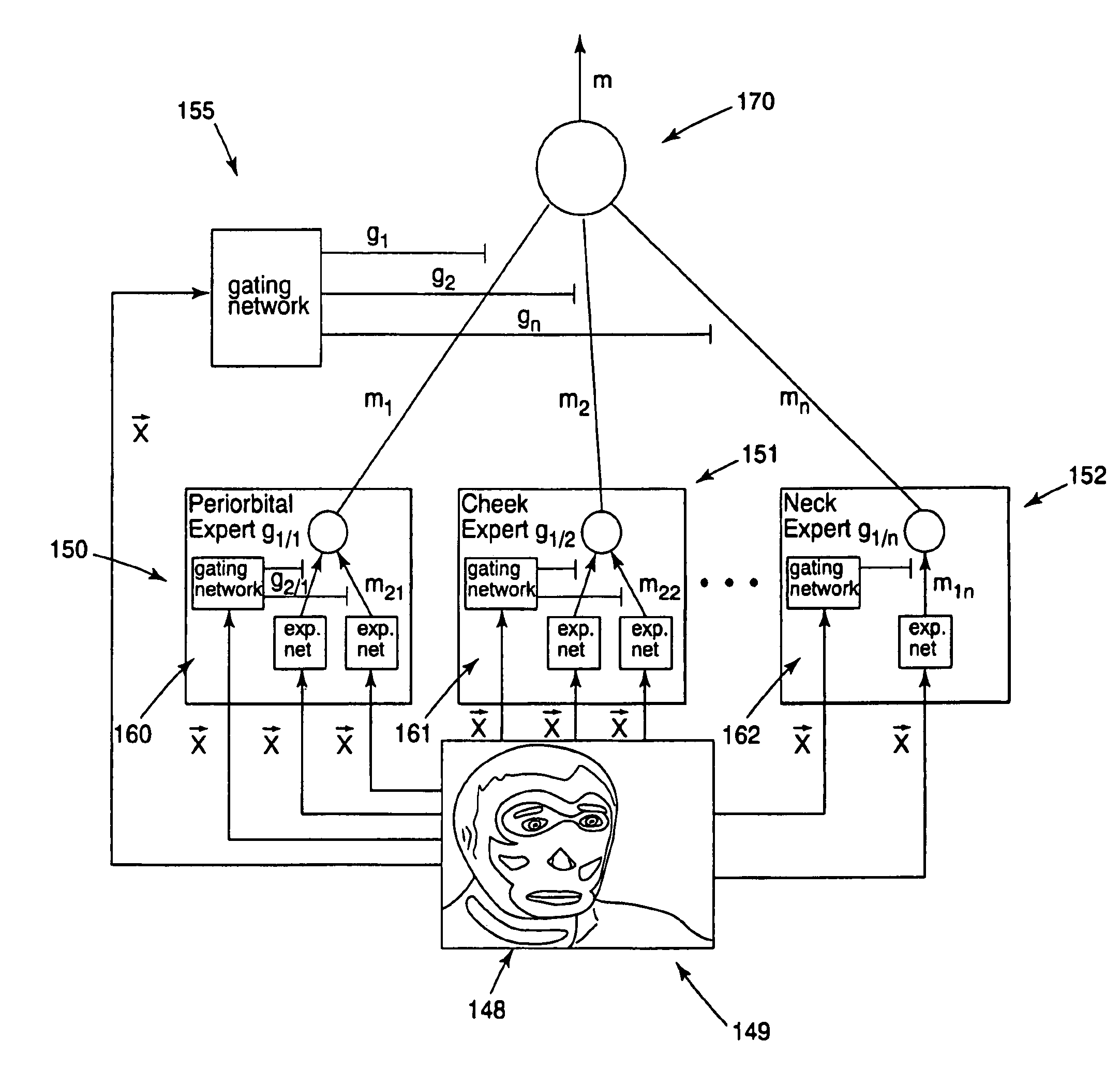 Detection system and method using thermal image analysis