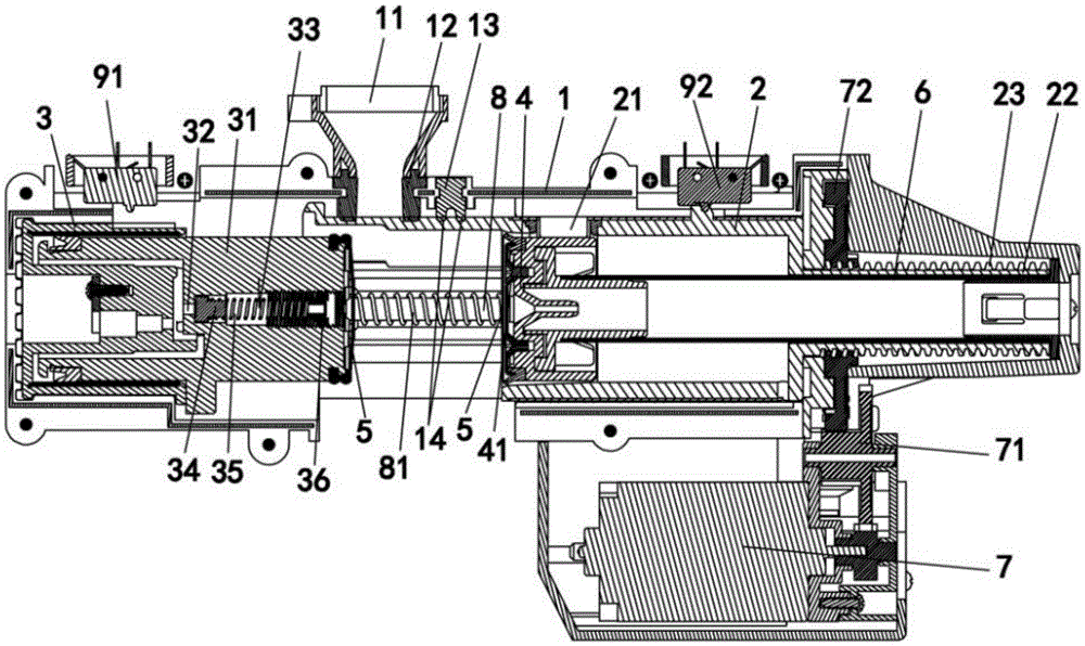 Full-automatic coffee brewing device