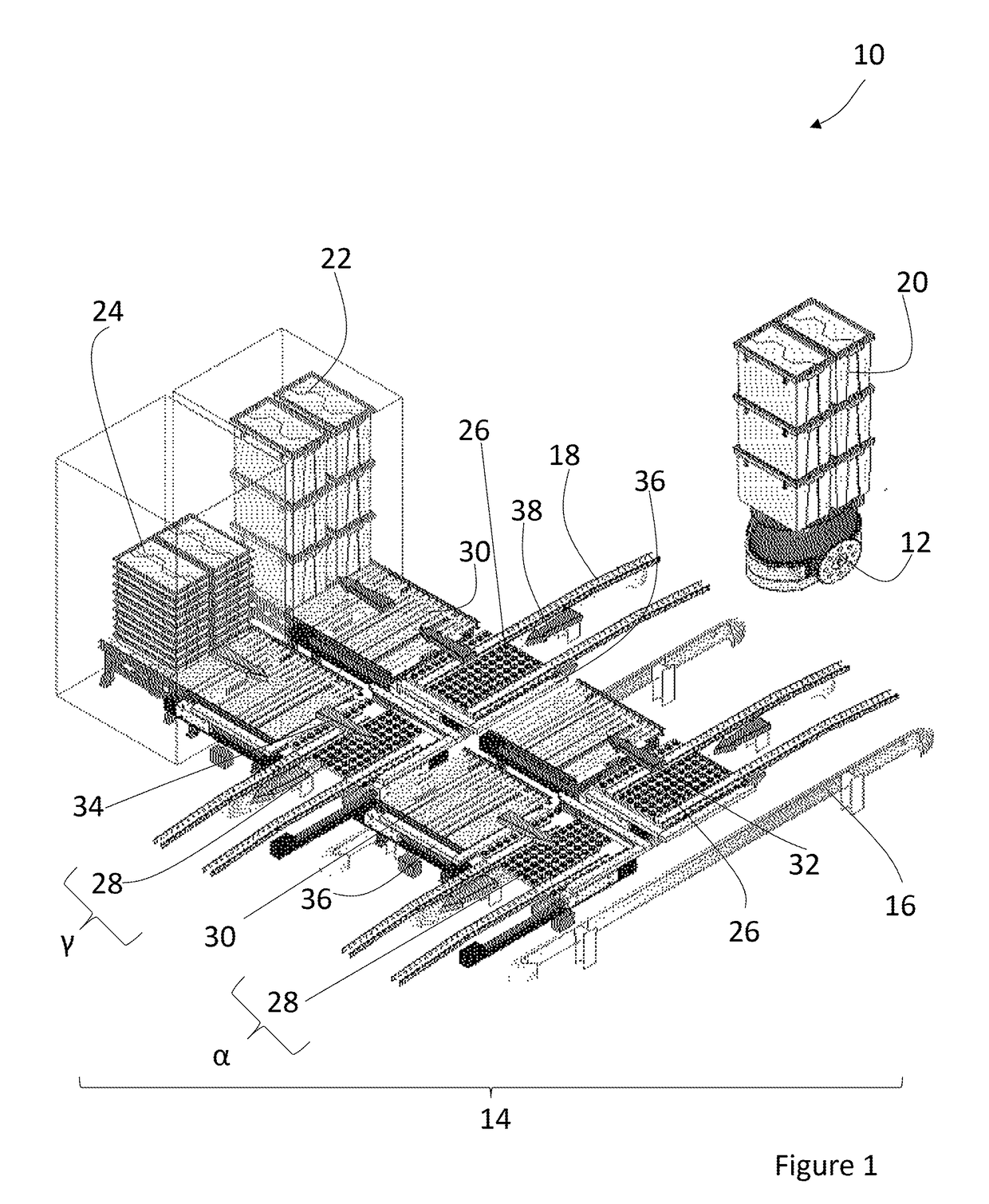 Mobile robot loader-unloader system and method