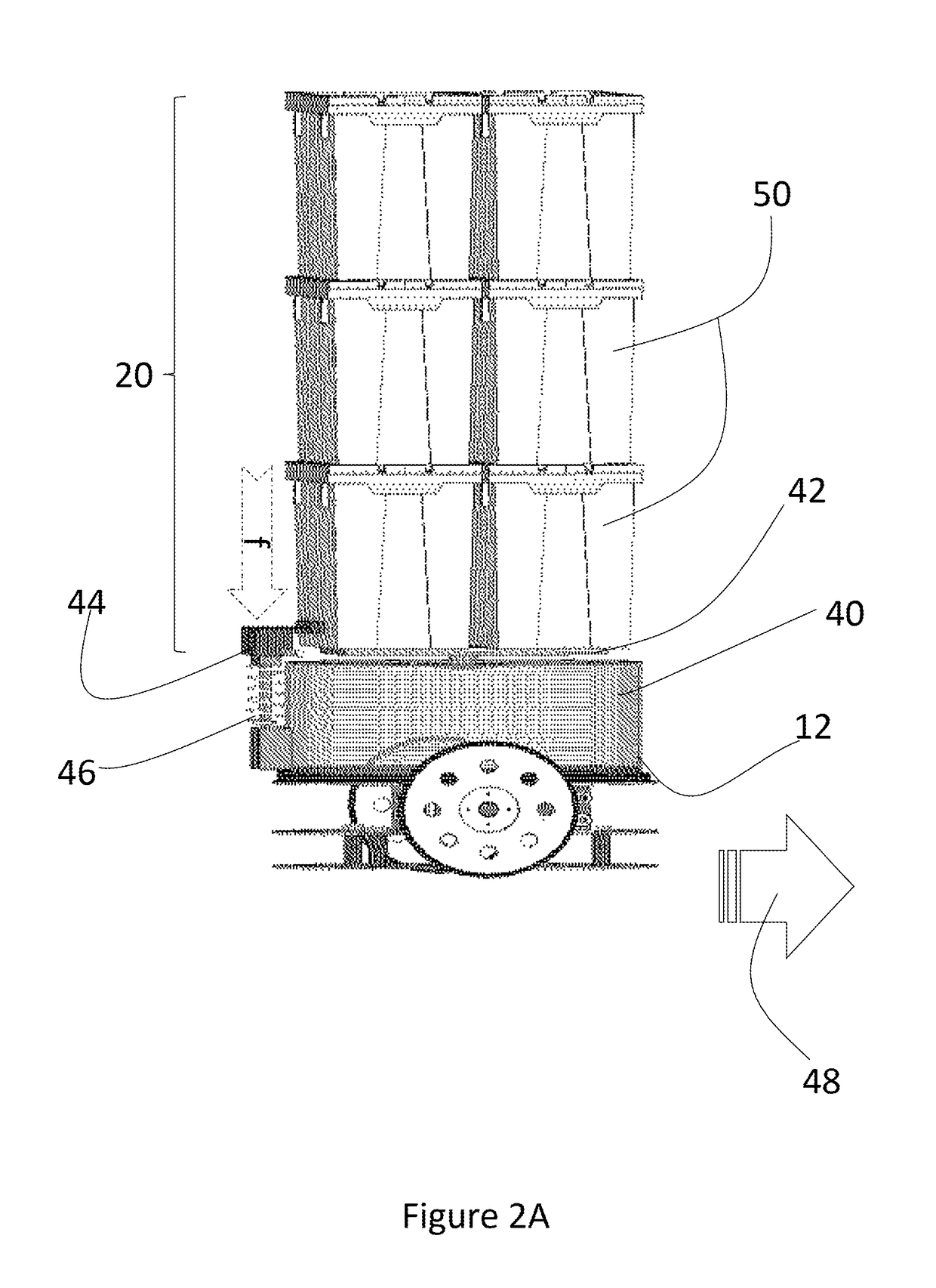 Mobile robot loader-unloader system and method