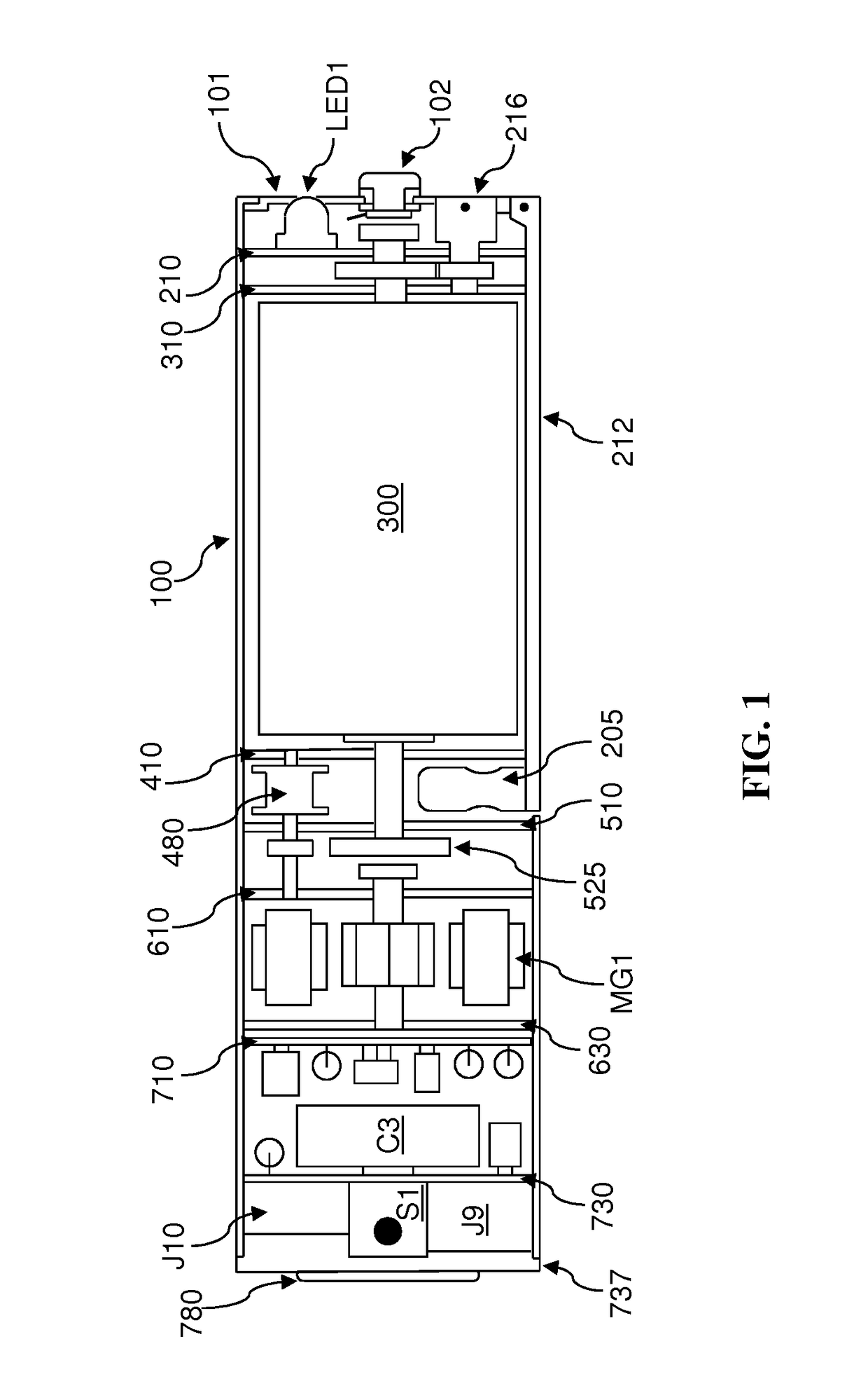 Electro-mechanical dynamo for C and D battery replacement