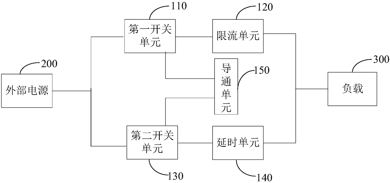 Switching circuit for unmanned aerial vehicle and unmanned aerial vehicle