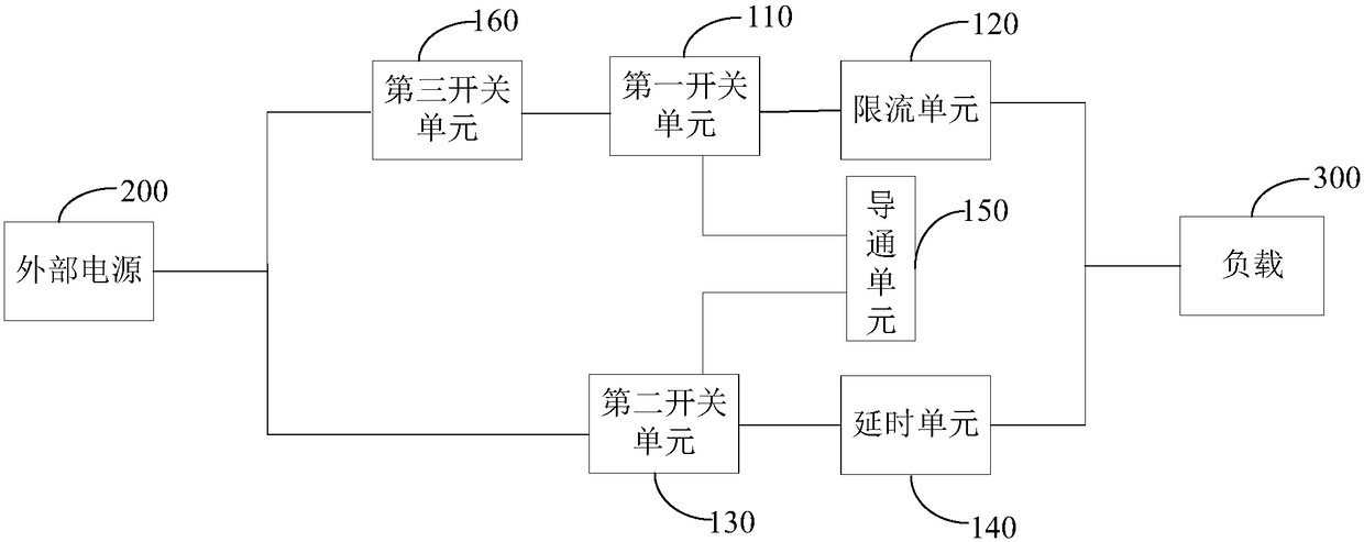 Switching circuit for unmanned aerial vehicle and unmanned aerial vehicle