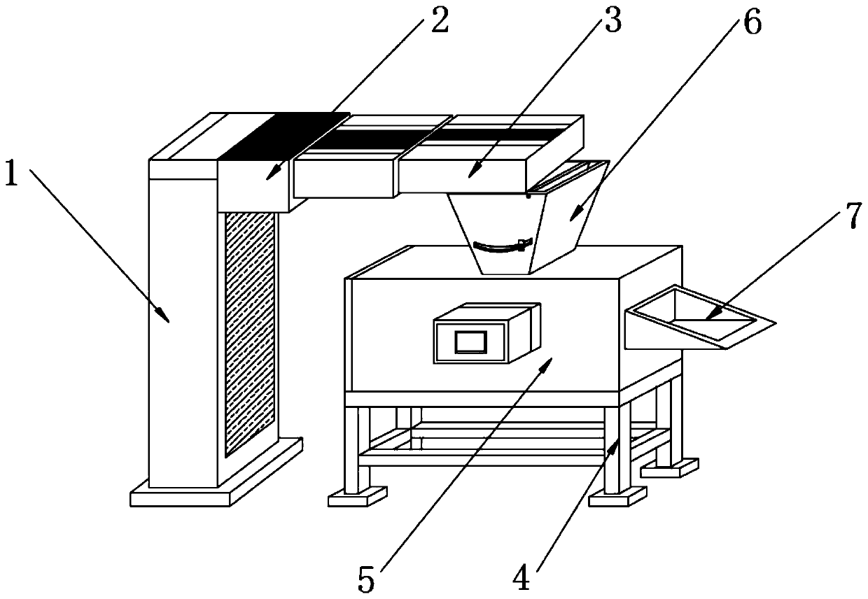 Preparation process and preparation device for recycled concrete aggregate