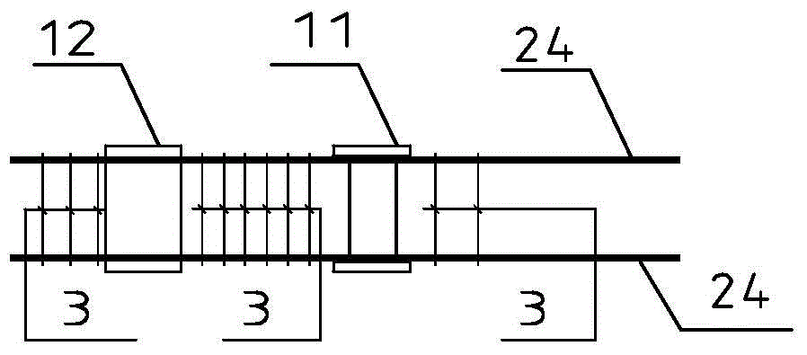 Antique building arch prefabricated reinforced skeleton and its manufacturing method and construction method of antique architectural reinforced concrete arch