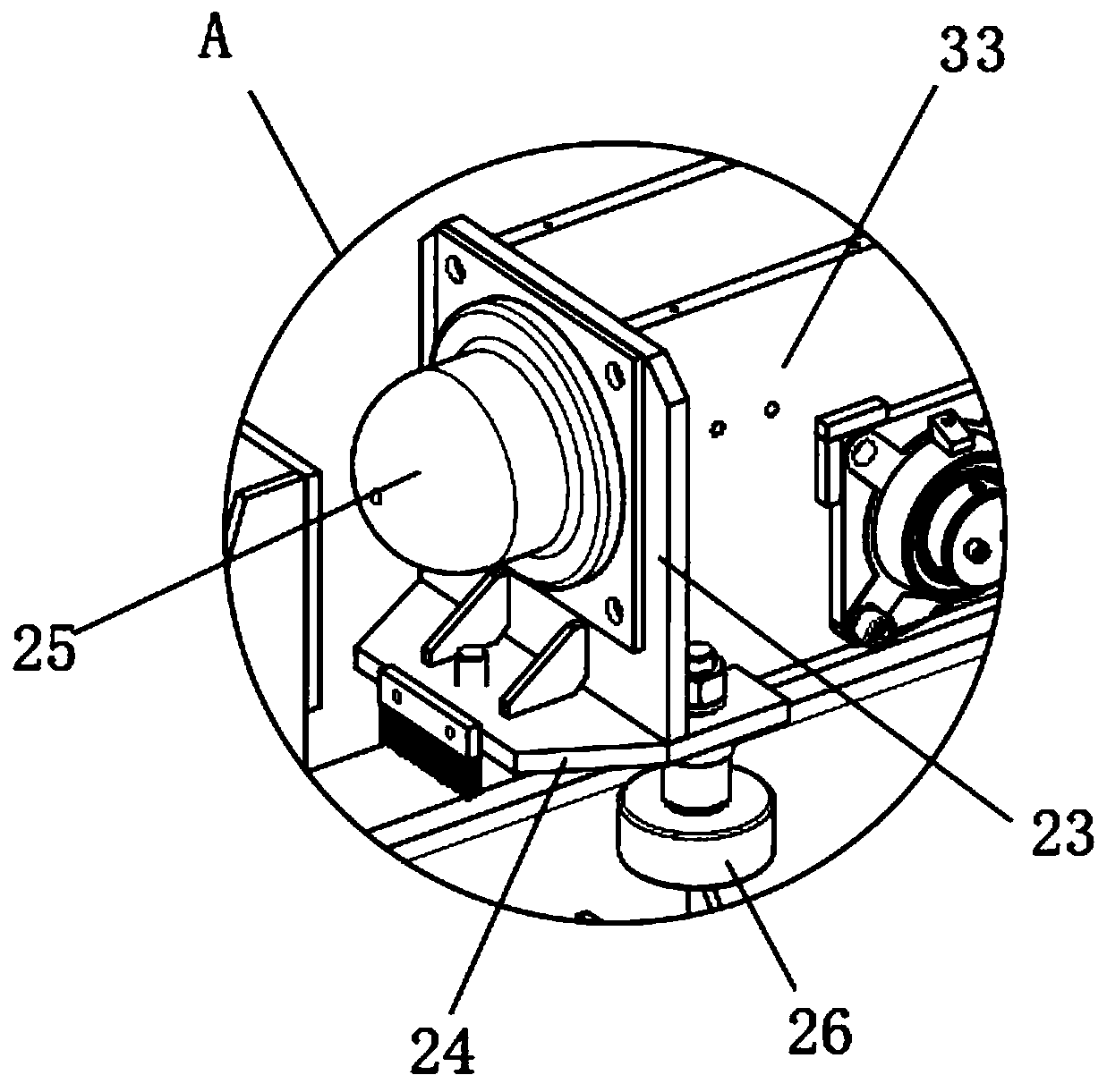 Lining-changing manipulator bridge structure and working method