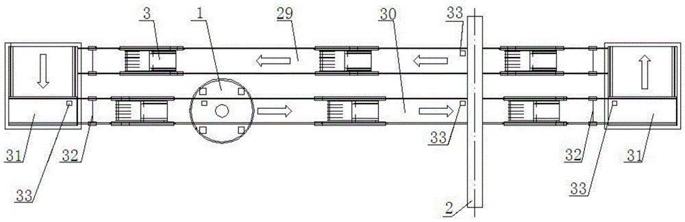 A kind of automatic lump coal packing method