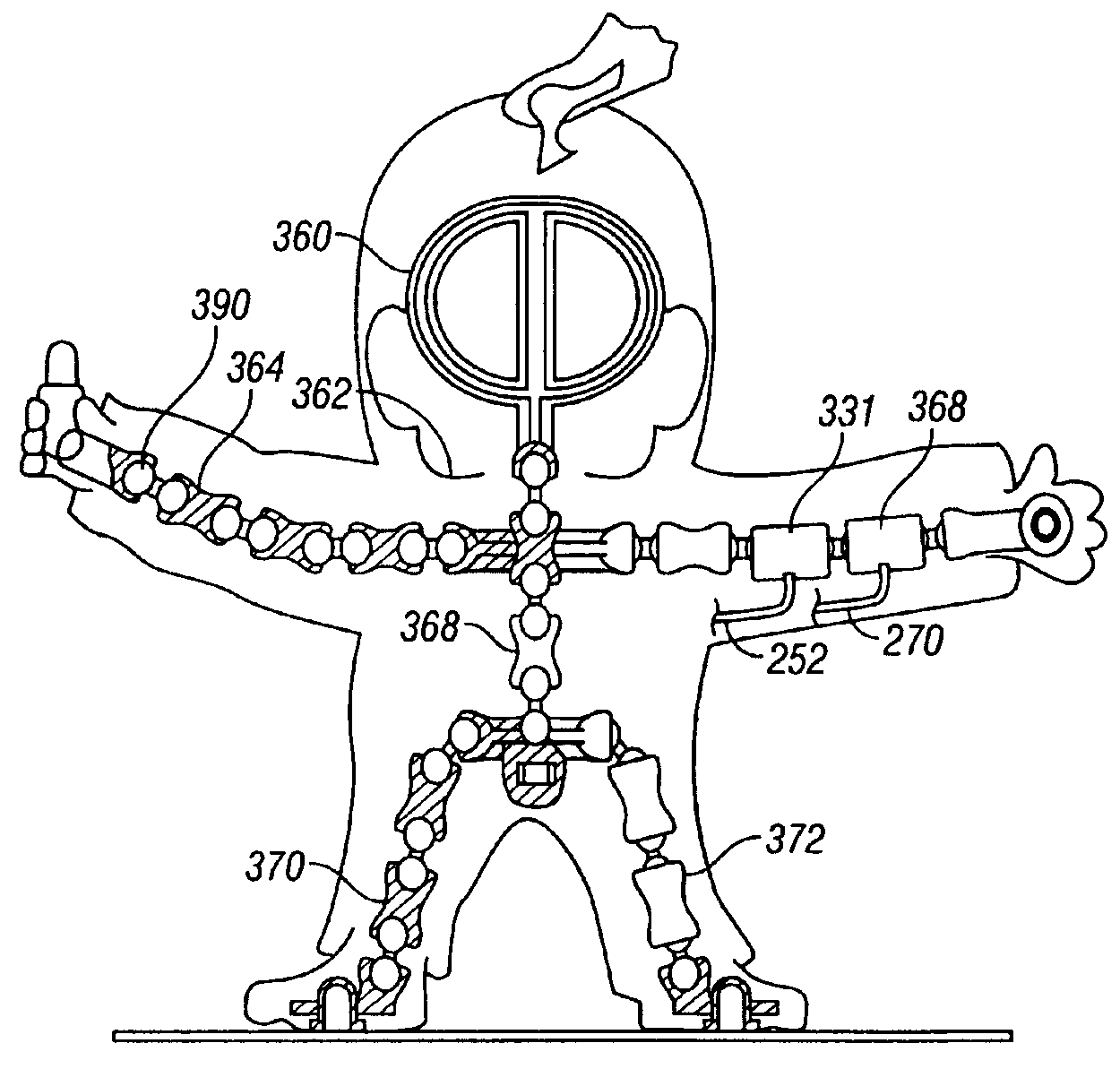 Jointed linkage system