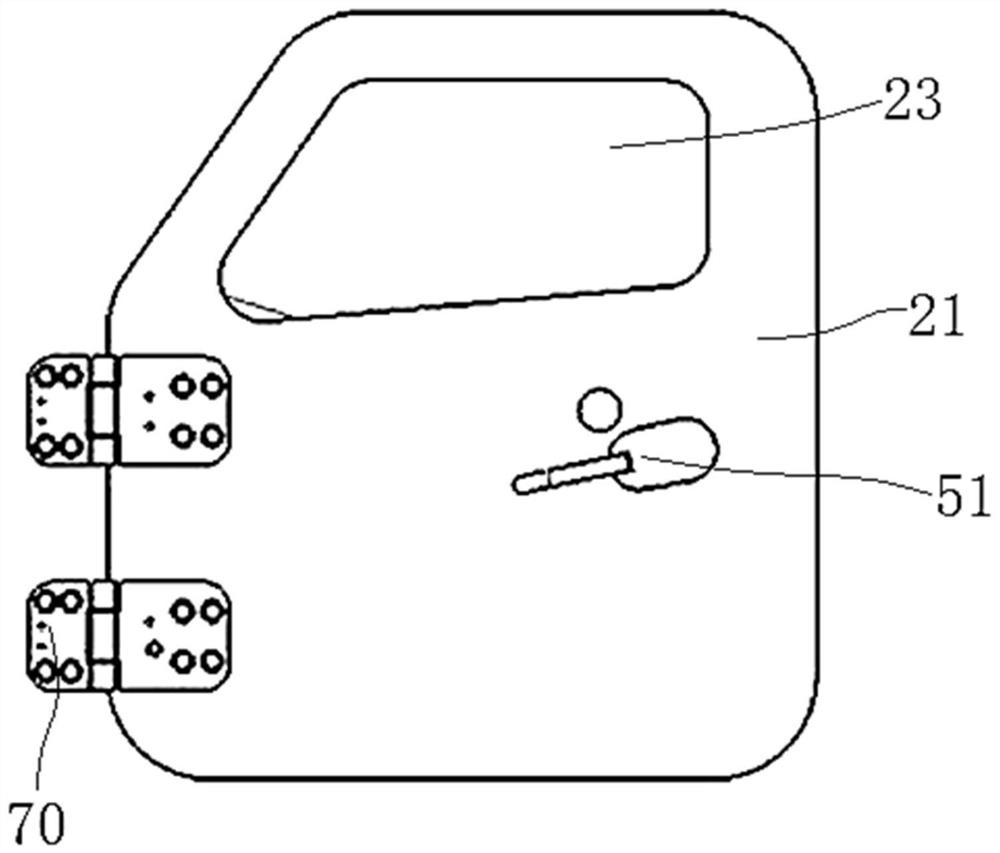 Vehicle door structure and vehicle with the same