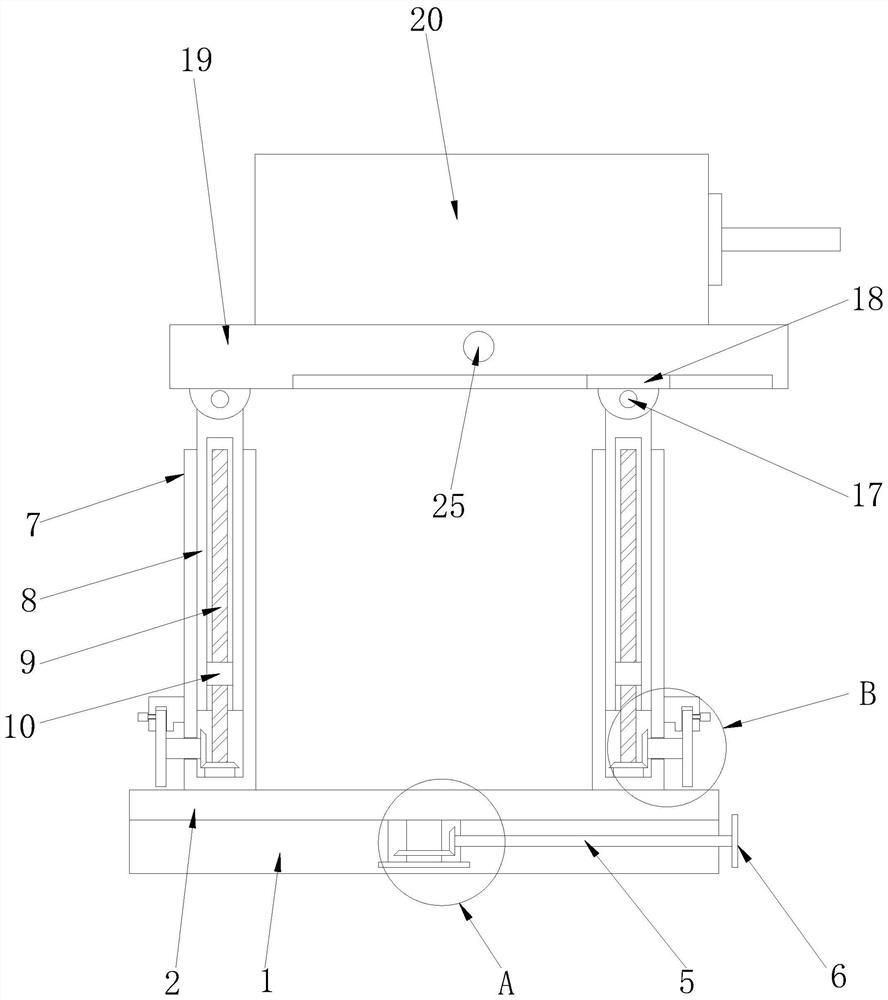 Mounting bracket for direct drive motor of tablet press and mounting method thereof