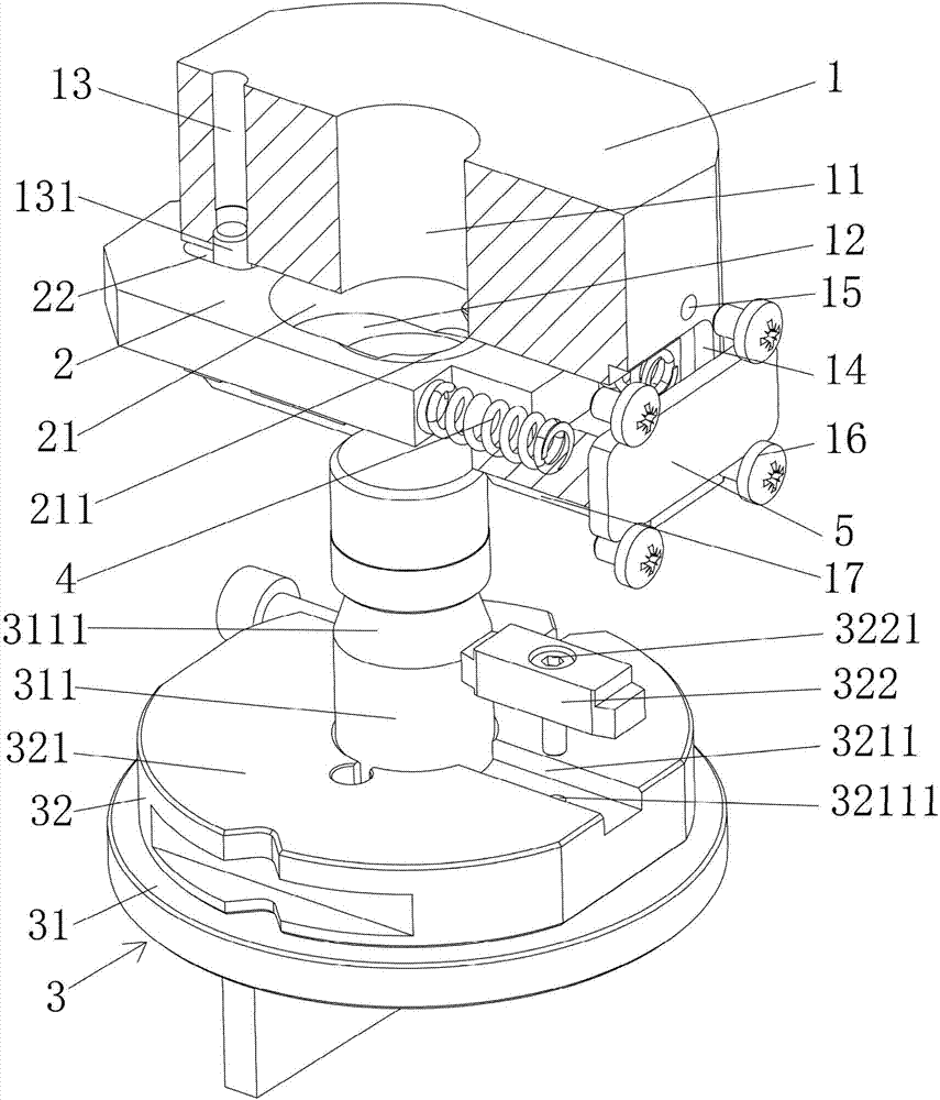 Grinding tool for numerical control die shearing cutter edge