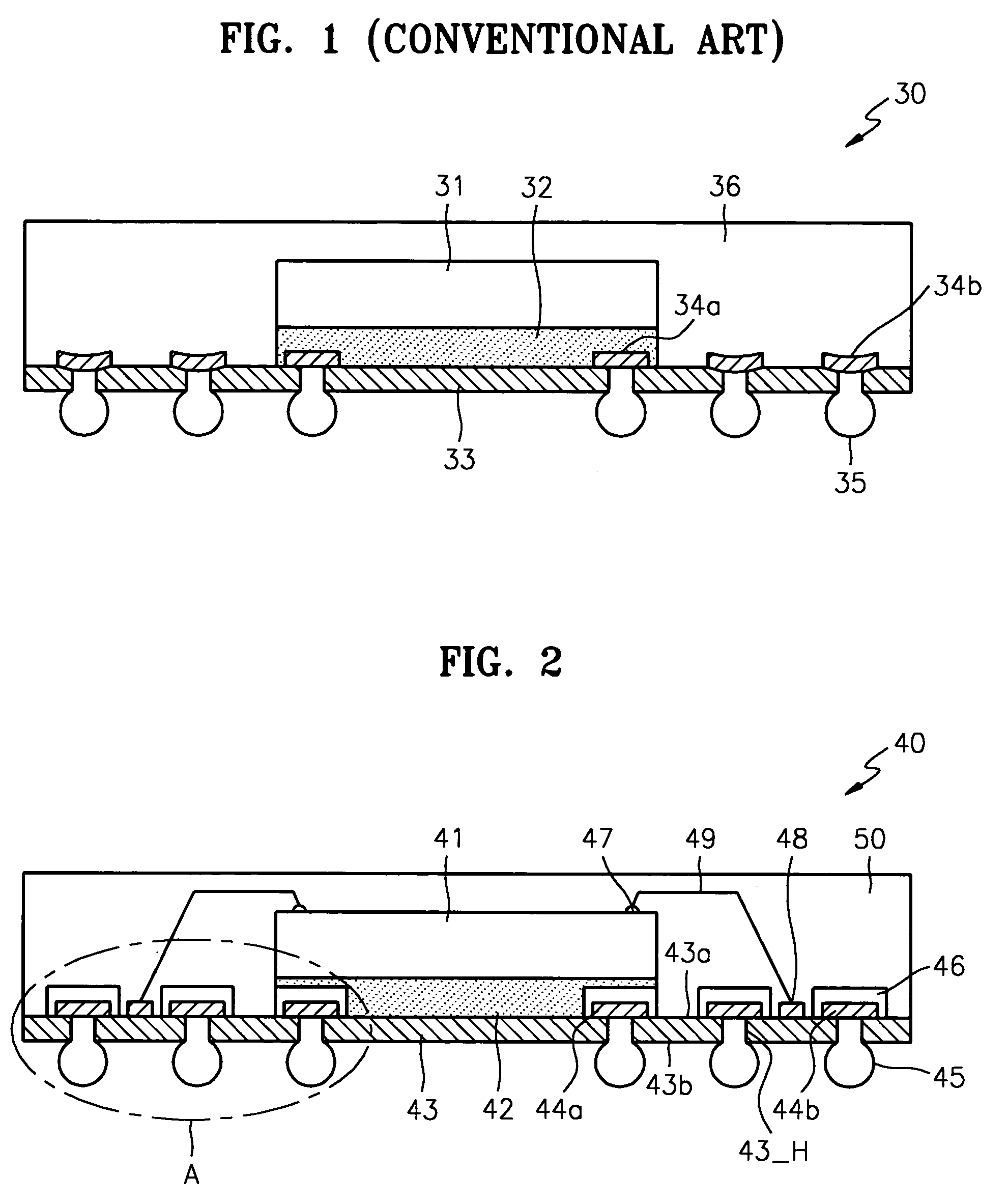 Ball grid array package having improved reliability and method of manufacturing the same