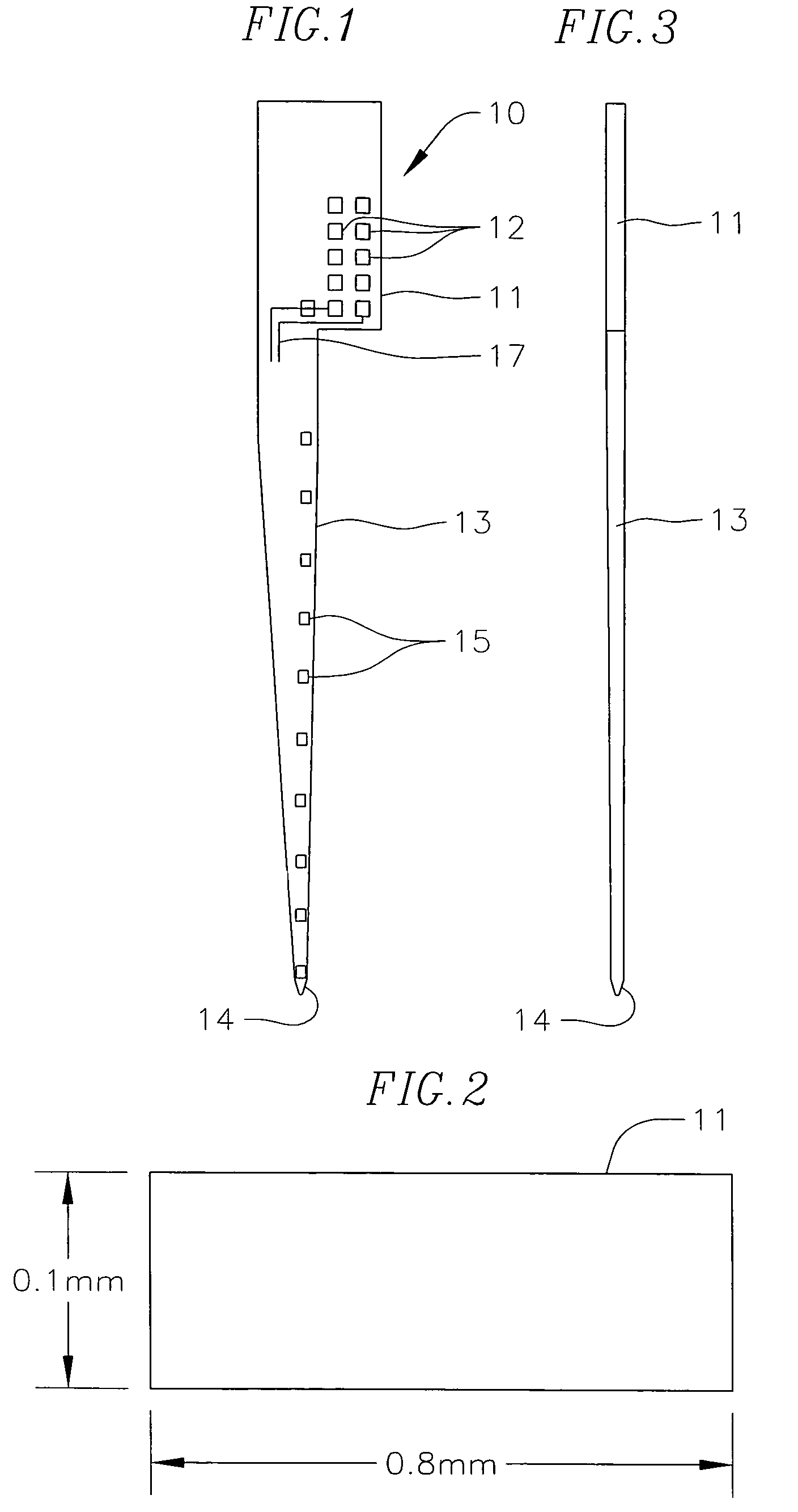 Microelectrode array for chronic deep-brain microstimulation for recording