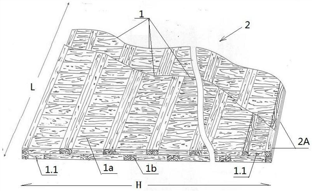 Solid wood composite core board with wood fiber directions being symmetrically staggered and longitudinally and transversely laminated, solid wood composite board and manufacturing method