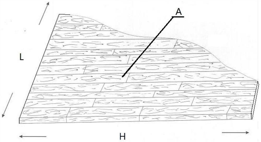 Solid wood composite core board with wood fiber directions being symmetrically staggered and longitudinally and transversely laminated, solid wood composite board and manufacturing method